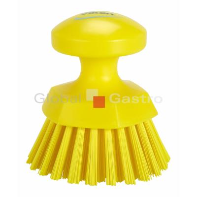 Kartáč ruční kulatý 11cm T/žlutý 38856 | Vikan 11570502038856